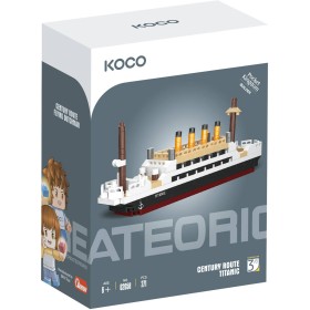 KOCO Stavebnice mini loď Titanic 271 dílků plast v krabici