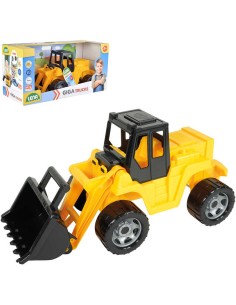 LENA Giga Trucks auto nakladač 62cm žluto-černý bagr na písek plast