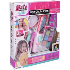 Girls Creator Kadeřnické studio vlasový salon set s křídami na vlasy