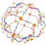 Míček barevný soft rozkládací 20/36cm magická koule plast