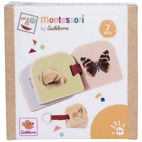 EICHHORN DŘEVO Montessori moje první baby knížka zvířátka