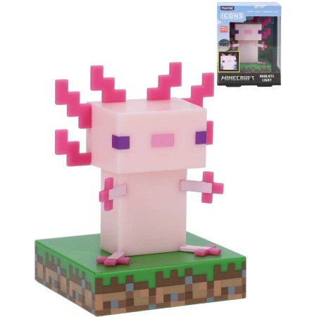 Minecraft Axelot dětská dekorativní LED lampa na baterie Světlo