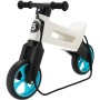 Odrážedlo FUNNY WHEELS Rider SuperSport 2v1 odstrkovadlo Bílé/Tyrkys sáček
