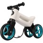 Odrážedlo FUNNY WHEELS Rider SuperSport 2v1 odstrkovadlo Bílé/Tyrkys krabice