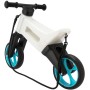 Odrážedlo FUNNY WHEELS Rider SuperSport 2v1 odstrkovadlo Bílé/Tyrkys krabice