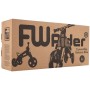 Odrážedlo FUNNY WHEELS Rider SuperSport 2v1 odstrkovadlo Bílé/Oranž krabice