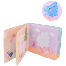 Knížka baby do vany Happy World dinosauři mění barvu do vody pro miminko