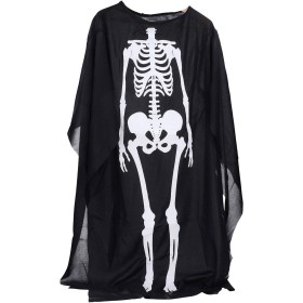 KARNEVAL Šaty plášť s kostrou 88cm kostlivec *KOSTÝM*