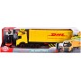 DICKIE Auto DHL Volvo FH16 s vysokozdvižným vozíkem na baterie Světlo Zvuk