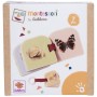 EICHHORN DŘEVO Montessori moje první baby knížka zvířátka