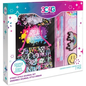 MAKE IT REAL Blok s kapucí Graffity deník se samolepkami a 2 pery