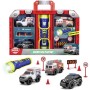 DICKIE Mikro záchranářská vozidla 3ks s baterkou a doplňky na baterie Světlo
