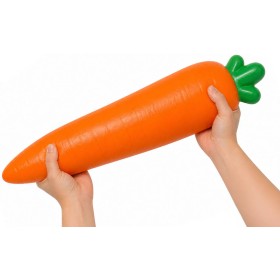Mega squeeze mrkev strečová jumbo antistresová mačkací zelenina