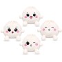 PLYŠ Knedlíček Kawaii Bao 25cm bílý 4 druhy *PLYŠOVÉ HRAČKY*