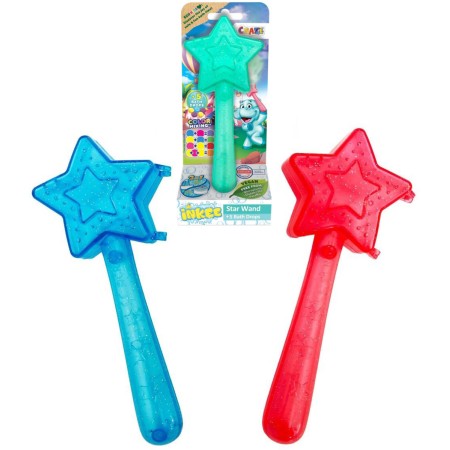 INKEE Kouzelná hůlka Hvězda na šumivé kapky do vody do koupele 3 barvy