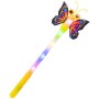 KARNEVAL Hůlka kouzelná motýlek 38cm na baterie Světlo