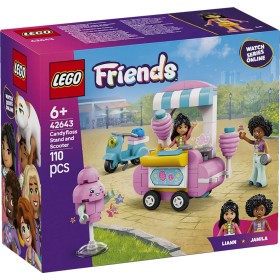 LEGO FRIENDS Stánek s cukrovou vatou a skútr 42643 STAVEBNICE