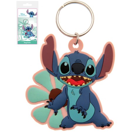 Klíčenka dětská gumová Disney Stitch přívěsek na klíče