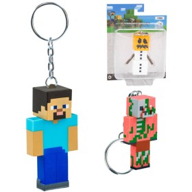 Minecraft přívěšek na klíče dětská klíčenka různé druhy plast