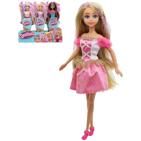 Dreameez panenka princezna dlouhé vlasy v kornoutku 4 druhy
