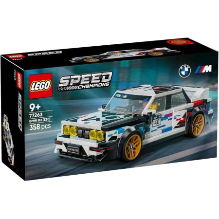 LEGO SPEED CHAMPIONS BMW M3 (E30) 77263 STAVEBNICE