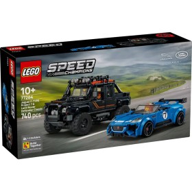 LEGO SPEED CHAMPIONS Jaguar a Land Rover 77264 STAVEBNICE