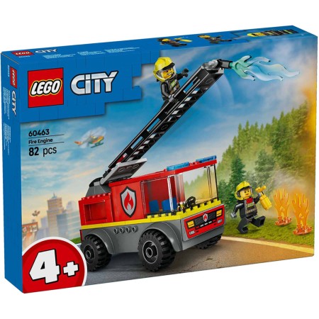 LEGO CITY Hasičské auto s žebříkem 60463 STAVEBNICE
