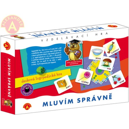 ALEXANDER Hra logopedická Mluvím správně *SPOLEČENSKÉ HRY*
