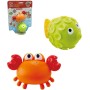 HAPE Krab + rybka stříkací baby zvířátka do vody do vany
