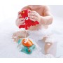 HAPE Chobotnice + hvězdice stříkací baby zvířátka do vody do vany