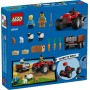 LEGO CITY Červený traktor s přívěsem a ovcemi 60461 STAVEBNICE
