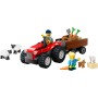 LEGO CITY Červený traktor s přívěsem a ovcemi 60461 STAVEBNICE