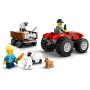 LEGO CITY Červený traktor s přívěsem a ovcemi 60461 STAVEBNICE