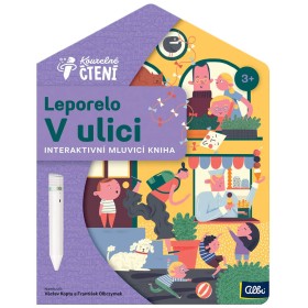 ALBI Kouzelné čtení Kniha interaktivní leporelo domeček V ulici