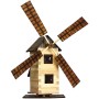WALACHIA Větrný mlýn W15 Hobby Kit DŘEVĚNÁ STAVEBNICE