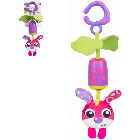 PLAYGRO Baby zvonkohra závěsné zvířátko zajíček pro miminko
