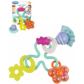 PLAYGRO Baby chrastítko s kousátky pastelové pro miminko