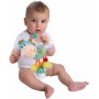 PLAYGRO Baby oslík modrý chrastítko textilní se zrcátkem pro miminko