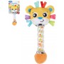 PLAYGRO Baby chrastítko lvíček chrastící s korálky pro miminko