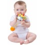 PLAYGRO Baby chrastítko lvíček chrastící s korálky pro miminko