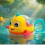 PLAYGRO Baby rybička natahovací plavající do vody pro miminko 2 barvy