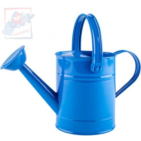 WOODY Konev dětská kropící modrá 29cm plechová 1,5 l s kropítkem