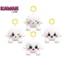 PLYŠ Knedlíček Kawaii Bao 8cm Plush Friends přívěšek na klíče 4 druhy