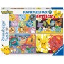 RAVENSBURGER Puzzle Pokémon 4x 100 dílků 36x26cm skládačka 4v1