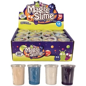 Sliz magický Magic Slime zábavná hmota 4 barvy v kelímku