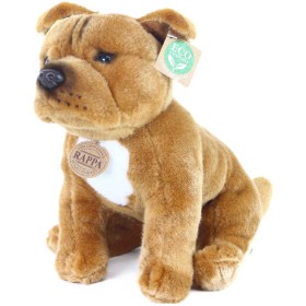 PLYŠ Pes Stafordšírský bulteriér 30cm sedící Eco-Friendly *PLYŠOVÉ HRAČKY*