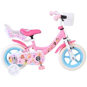 VOLARE Dětské kolo Disney Princess 12" růžové balanční kolečka