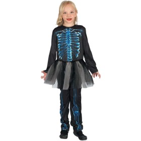 KARNEVAL Šaty kostra vel.L (130-140 cm) 9-12 let KOSTÝM