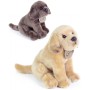 PLYŠ Pes labrador 20cm sedící 2 barvy*PLYŠOVÉ HRAČKY*