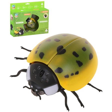 Beruška elektronická zvířátko lezoucí brouk narážecí na baterie Světlo